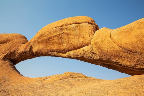 The Bridge belong to the Spitzkoppe mountain compound. Damaraland, Namibia