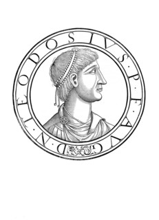 Theodosius I, Flavius Theodosius, (born 11 January 347 in Cauca, Hispania, died 17 January 395 in