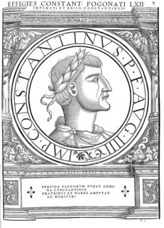 Constans II, Constans, (born 7 November 630, died 15 September 668 in Syracuse), son of Constantine