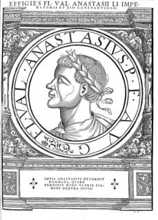 Anastasios I, Anastasius, as Emperor Imperator Caesar Flavius Anastasius Augustus (born around 430