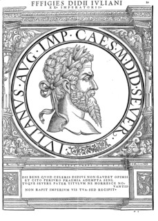 Marcus Didius Severus Iulianus, Julian I, (born 30 January 133 or 2 February 137 in Milan, died 2