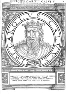 Charles II (born 13 June 823 in Frankfurt, died 6 October 877 in Avrieux near Modane), called