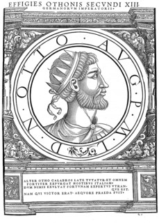 Otto II, Otto the Red, (born 955, died 7 December 983 in Rome) from the noble Liudolfing dynasty