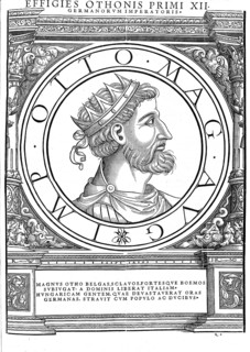 Otto I the Great (born 23 November 912, died 7 May 973 in Memleben) from the Liudolfing dynasty was