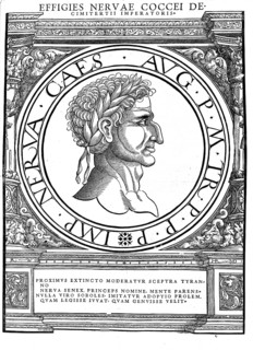 Nerva (born 8 November 30 in Narnia in Umbria, died 27 January 98 in Rome) succeeded Domitian as