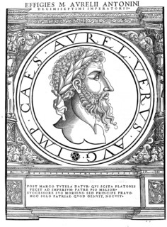 Marcus Aurelius (born 26 April 121 in Rome as Marcus Annius Catilius Severus, died 17 March 180 in