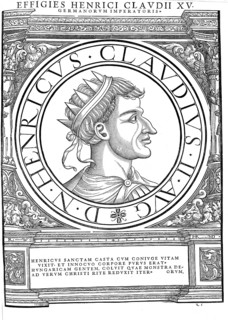 Henry II (b. 6 May 973 or 978 in Abbach or Hildesheim, d. 13 July 1024 in Grone), saint (since