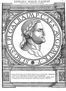 Lucius Livius Ocella Servius Sulpicius Galba (born 24 December 3 BC near Tarracina, died 15 January