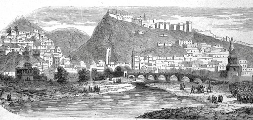 The fortress of Kars around 1880, Armenia, today Turkey, Historical, authentic, digitally restored