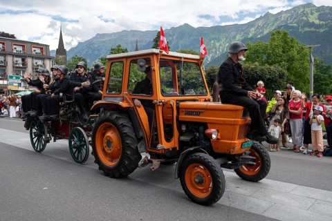 Fire brigade equipment from 1959, Interlaken, Switzerland