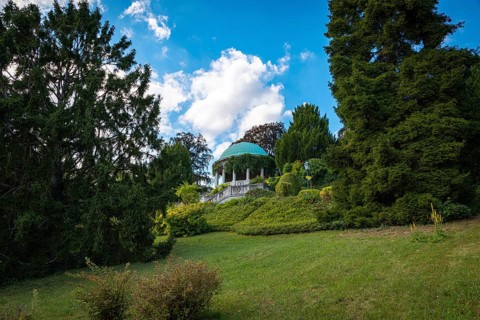 Beethoven Temple in the spa garden Baden, Lower Austria, Austria