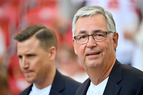 President Dietmar Allgaier VfB Stuttgart and member of the executive committee Andreas Grupp VfB