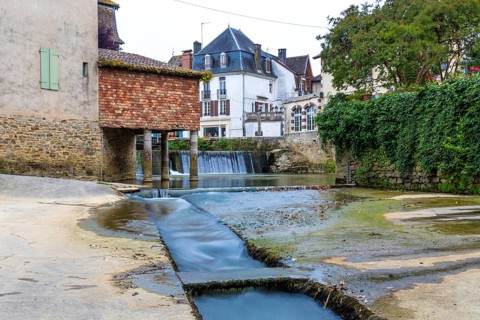 The salt museum, a captivating landmark in salies de bearn, france, showcasing its rich salt