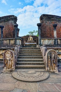 Vatadage circular temple, Polonnaruwa ruins of the garden-city created by Parakramabahu the Great