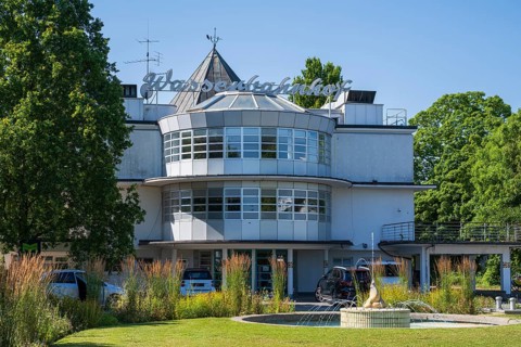 Water station, Mülheim an der Ruhr, Rur region, North Rhine-Westphalia, Germany