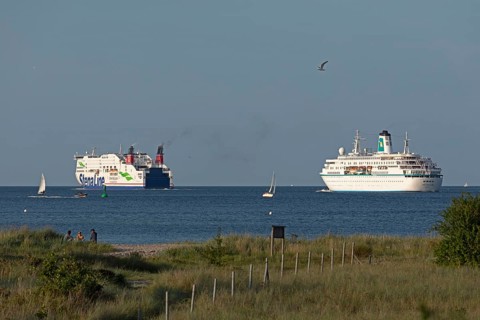 Stena Line ferry Stena Scandinavica, cruise ship Germany, Kiel Fjord, Schleswig-Holstein, Germany