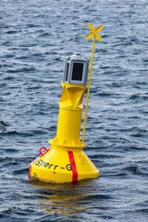 Buoy, buoy, Kiel Fjord, Kiel, Schleswig-Holstein, Germany
