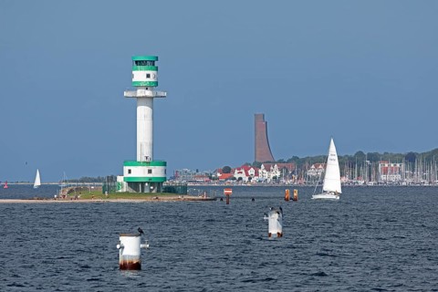Naval memorial, Laboe, Friedrichsort lighthouse, Kiel Fjord, Kiel, Schleswig-Holstein, Germany