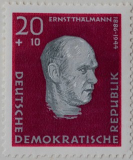 Ernst Thälmann, leader of the Communist Party of Germany, KPD, during the Weimar Republic, portrait