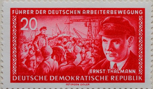Ernst Thälmann, leader of the Communist Party of Germany, KPD, during the Weimar Republic, portrait