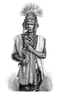 A man from the Pöth tribe, Fulani, also known as Fula or Peul, large ethnic group mainly indigenous