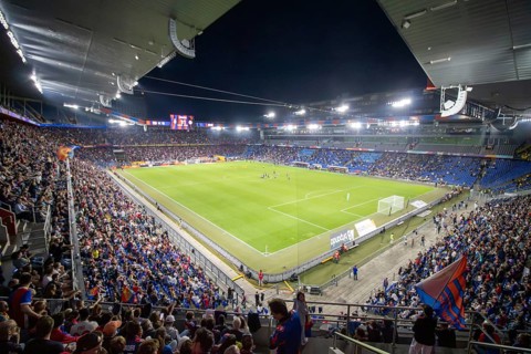 St.-Jakob-Park Basel at the Swiss Super League match between FC Basel and Young Boys Bern. 26, 978