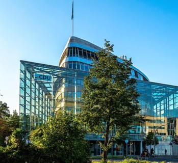 CDU federal office in Klingelhöferstraße, Berlin Tiergarten, Germany