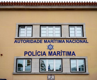 Police Station of the Policia Maritima in Cascais, Portugal