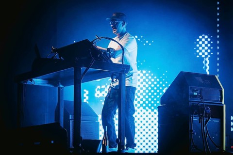 Fritz Kalkbrenner live on Continentego tour 2025 in Berlin's Columbiahalle on 27.11.2025