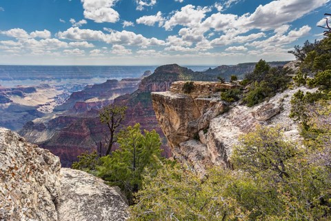 North Rim of the Grand Canyon in Northern Arizona, USA
