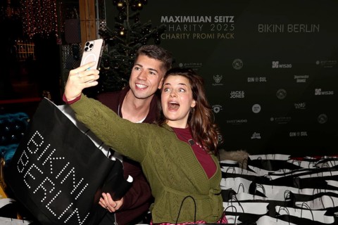 Maximilian Seitz, Ronja Forcher, 5th Charity Celebrity Pack 2025 campaign for Street Sweeper e.V.