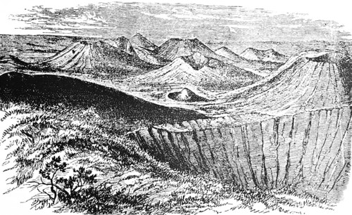 Volcanic craters and tuff cones in Auvergne, stratovolcanoes, stratovolcanoes, main craters,