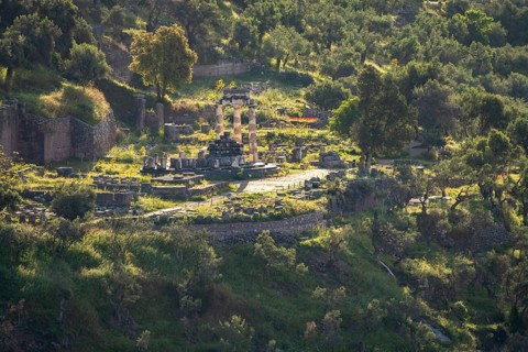 Tholos in the Sanctuary of Athena Pronaia, Archaeological Site of Delphi, UNESCO World Heritage