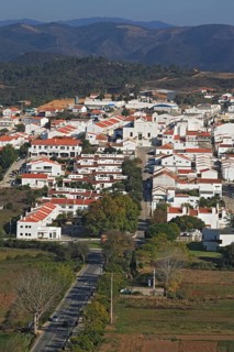 City of Aljezur on the west coast, Algarve, Portugal