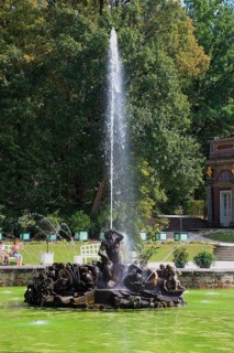 Water features of the Upper Grotto, Hermitage in Bayreuth, Upper Franconia, Bavaria, Germany