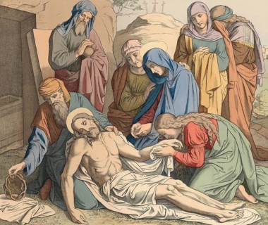 Biblical story, Jesus is laid in the grave, according to Christian tradition, Jesus was rescued