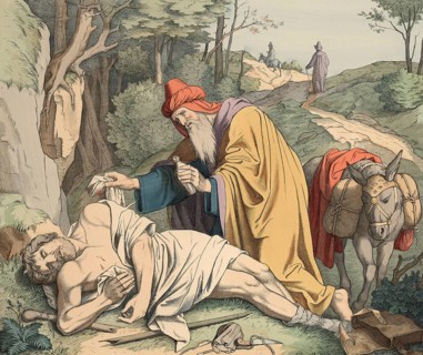 Biblical story, The Good Samaritan, one of the most famous stories of Jesus and is in the Gospel of