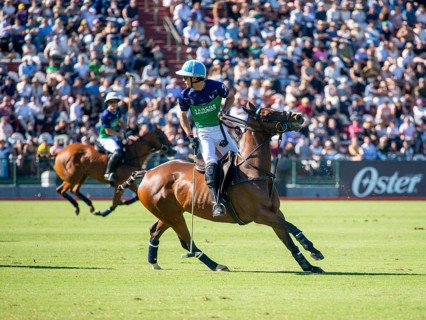 Polo player Adolfo Cambiaso called Poroto from the La Natividad La Dolfina team at the 132nd