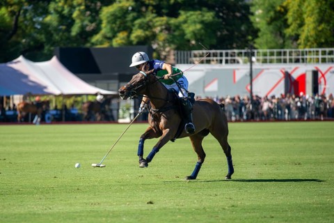Polo player Camilo Castagnola from Team La Natividad La Dolfina at the 132nd Argentine Open Polo