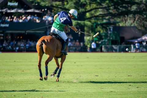 Polo player Bartolome Castagnola from Team La Natividad La Dolfina at the 132nd Argentine Open Polo