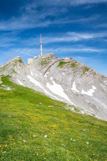 Summit of Säntis, Alpstein, Appenzell, Switzerland
