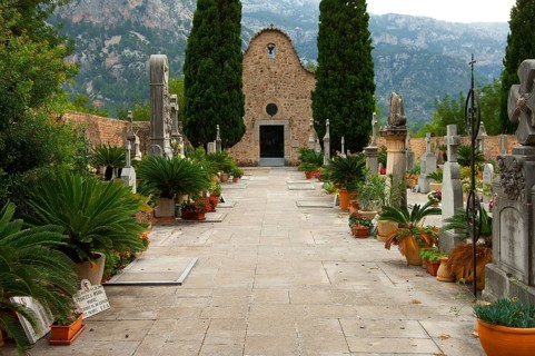 Cemetery in Majorca, Spain