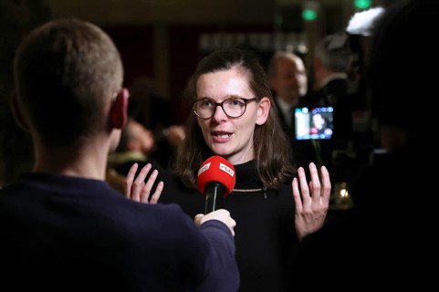 Jette Förster at the Prize for Civil Courage Against Right-Wing Radicalism and Anti-Semitism, 19th