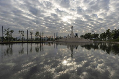 King Rama IX Monument, King Rama IX Memorial Park, Dusit District, Bangkok, Thailand