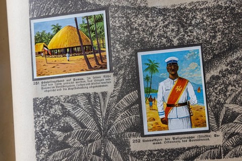 German colonies. Samoa An anthology published by Cigaretten-Bilderdienst Dresden from 1936. Germany