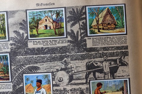 German colonies. Micronesia. An anthology published by Cigaretten-Bilderdienst Dresden from 1936.