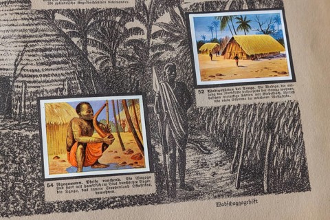 German colonies. German East Africa. Ngogo man. Wagogo ethnic group, racially referred to as Negro