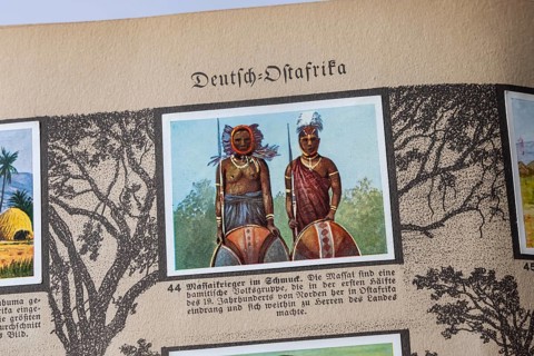 German colonies. German East Africa. Maasai An anthology published by Cigaretten-Bilderdienst