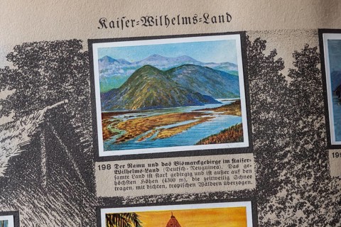 German colonies. Kaiser-Wilhelms-Land. An anthology published by Cigaretten-Bilderdienst Dresden