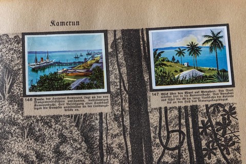 German colonies. Cameroon Port of Douala, Douala. German Southwest Africa. An anthology published
